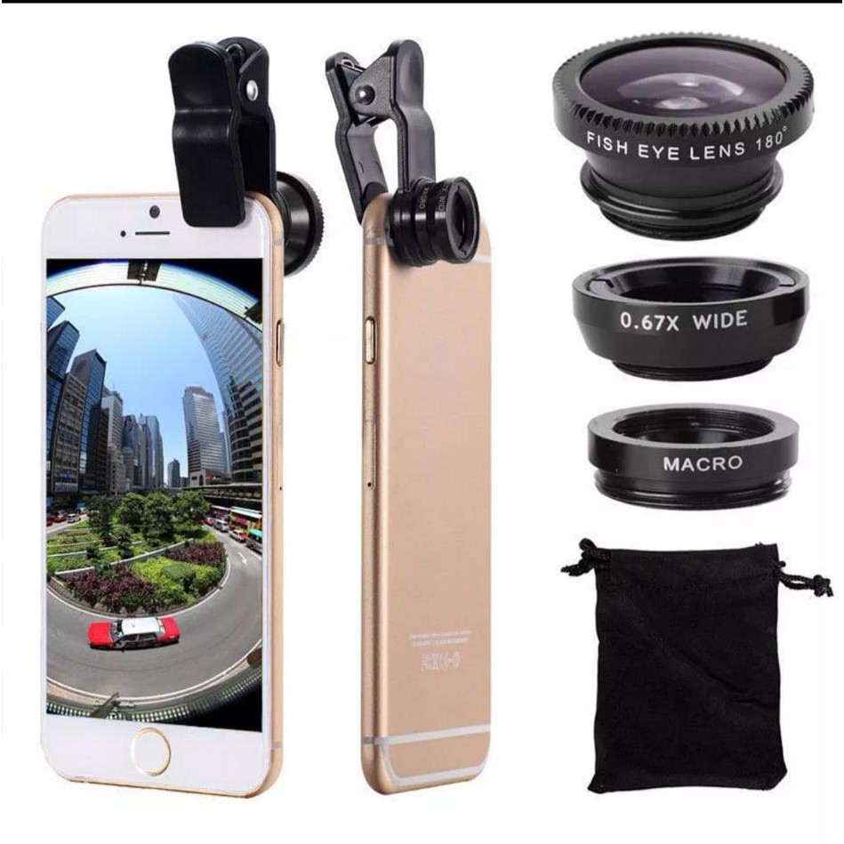 Phone Accessories For Content Creators - Kit d'objectifs d'appareil photo pour téléphone