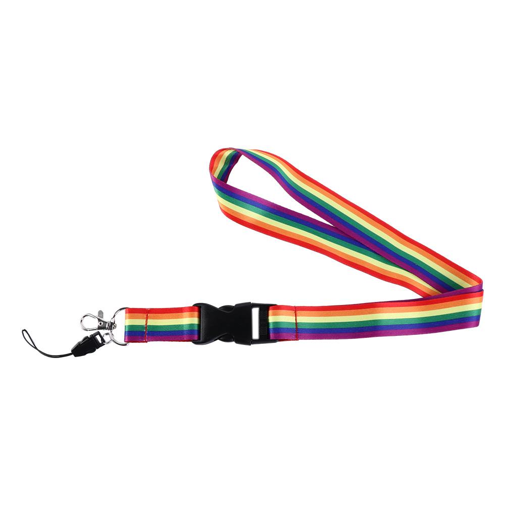 Phone Accessories And Names - Sangle de cou arc-en-ciel pour téléphone,