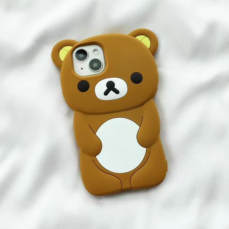 Phone Accessories Design - Coque de téléphone en silicone Rilakkuma,