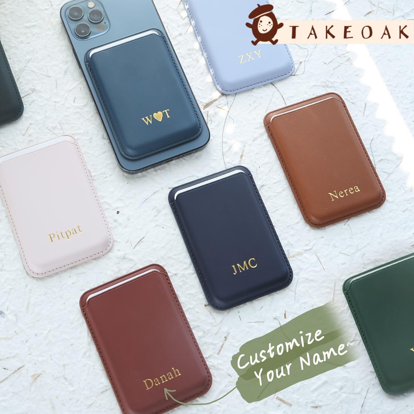 Porte-cartes magnétique en cui - Phone Accessories And Names avis et prix