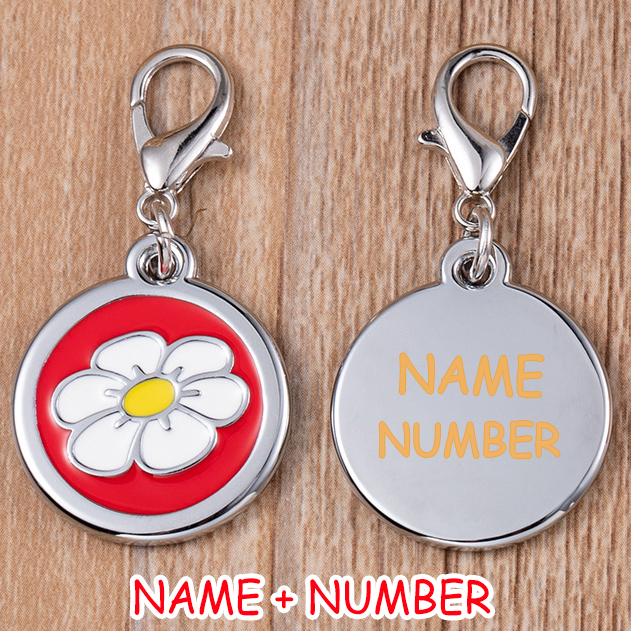 Pendentif fleur en acier inoxy - Phone Accessories And Names avis et prix