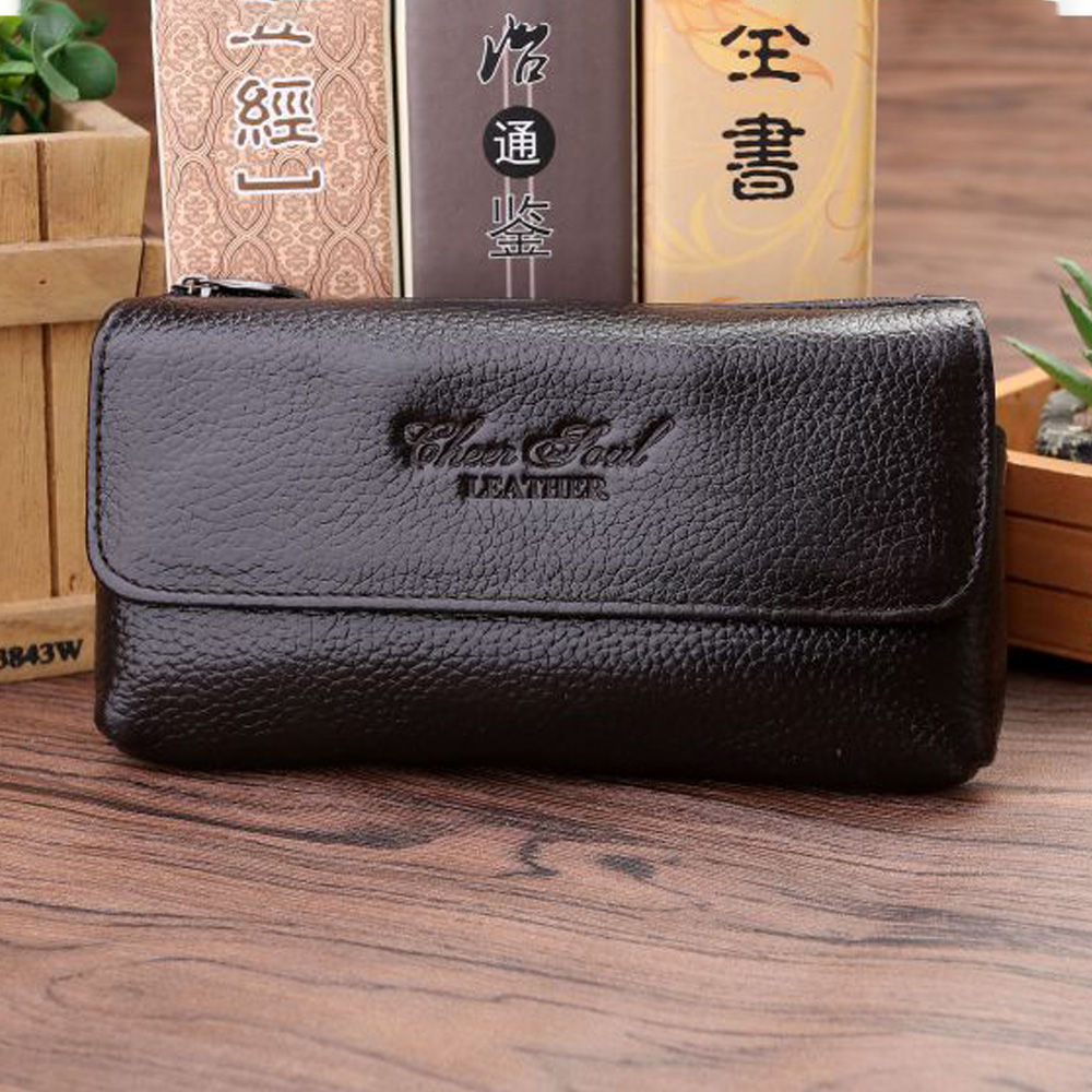 Sac banane en cuir de vachette - Phone Accessories For Men avis et prix