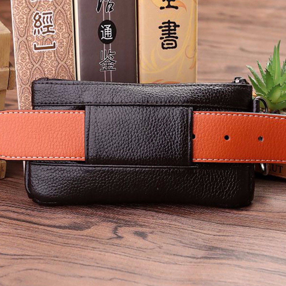 Sac banane en cuir de vachette - Phone Accessories For Men avis et prix