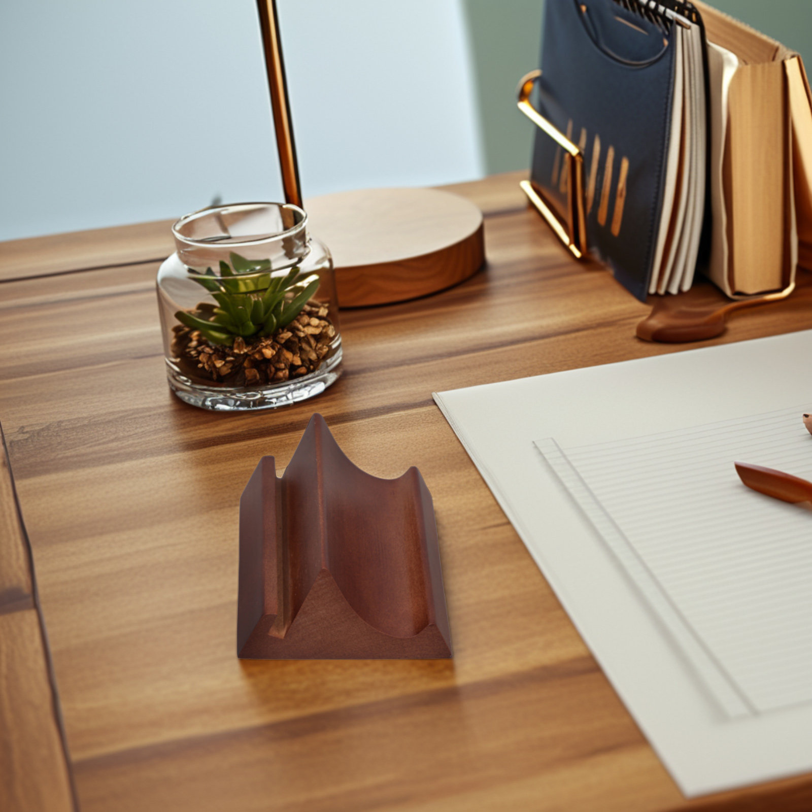 Support de bureau en bois à do - Phone Accessories Business avis et prix